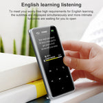 Máy nghe nhạc MP3 cảm ứng Bluetooth di động, máy ghi âm, sách điện tử, 4GB, 8GB, 16GB, 32GB