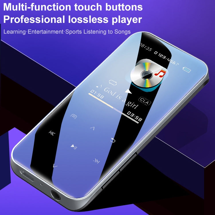 Máy nghe nhạc MP3 cảm ứng Bluetooth di động, máy ghi âm, sách điện tử, 4GB, 8GB, 16GB, 32GB
