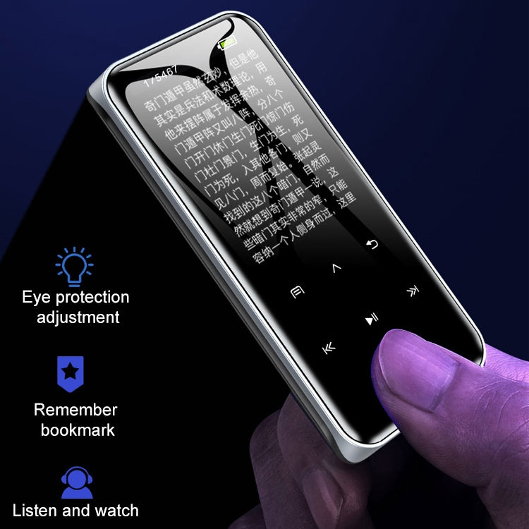 Máy nghe nhạc MP3 cảm ứng Bluetooth di động, máy ghi âm, sách điện tử, 4GB, 8GB, 16GB, 32GB