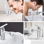 Vòi nước xoay 720 độ đa năng, đầu vòi chống bắn, bộ lọc, vòi hai đoạn