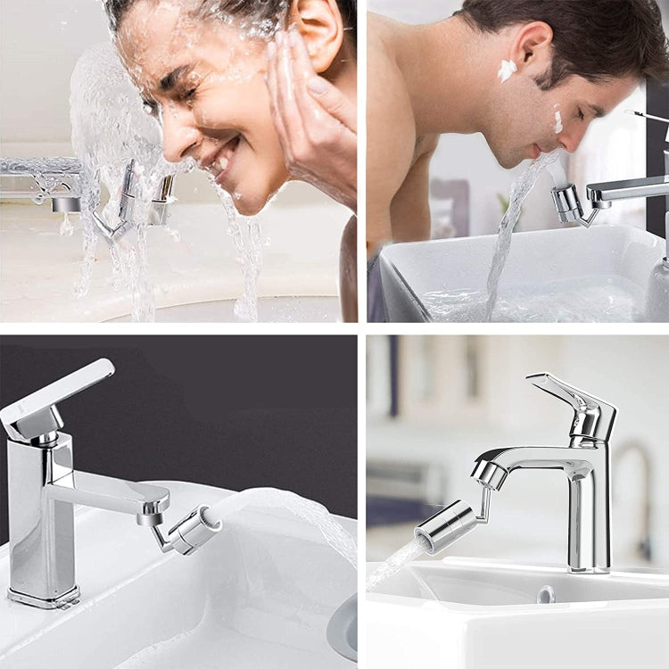 Vòi nước xoay 720 độ đa năng, đầu vòi chống bắn, bộ lọc, vòi hai đoạn