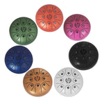 Trống Sanskrit C-Tune 5.5 inch MEIBEITE bằng thép lưỡi rỗng không lo lắng, MEIBEITE Đen, MEIBEITE Vàng, MEIBEITE Tím, MEIBEITE Xanh dương, MEIBEITE Xanh lá, MEIBEITE Trắng, MEIBEITE Đỏ