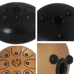 Trống Sanskrit C-Tune 5.5 inch MEIBEITE bằng thép lưỡi rỗng không lo lắng, MEIBEITE Đen, MEIBEITE Vàng, MEIBEITE Tím, MEIBEITE Xanh dương, MEIBEITE Xanh lá, MEIBEITE Trắng, MEIBEITE Đỏ
