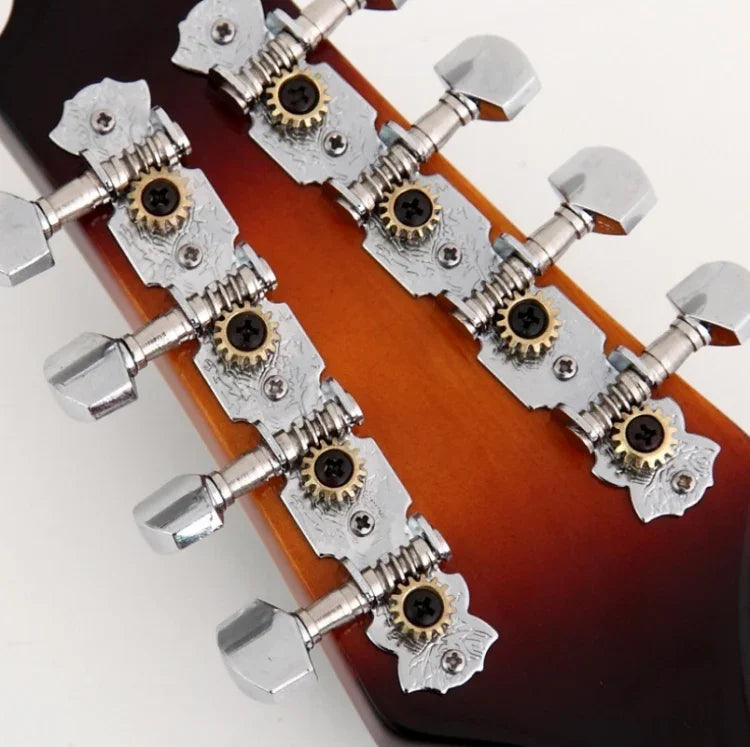 Núm cần đàn guitar loại bánh răng chốt nhanh đế hợp kim, Y-03, Y-05, Y-04, Y-06
