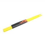 2 cây dùi trống nylon phụ kiện bộ trống, màu vàng, xanh nhạt, đen, xanh lá nhạt, đỏ, xanh hải quân, xanh đậm