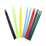 2 cây dùi trống nylon phụ kiện bộ trống, màu vàng, xanh nhạt, đen, xanh lá nhạt, đỏ, xanh hải quân, xanh đậm