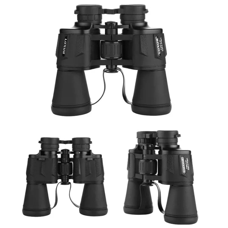 Ống nhòm ngoài trời Luxun 20X50 tầm nhìn ban đêm ánh sáng yếu không hồng ngoại công suất cao, màu đen 20X50, màu xanh quân đội 20X50