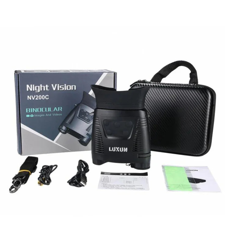 Camera nhìn đêm kỹ thuật số độ phân giải cao có màn hình, chụp ảnh/ghi hình/tuần tra/hồng ngoại/nhìn đêm/ống nhòm, NV200C