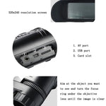 Camera nhìn đêm kỹ thuật số độ phân giải cao có màn hình, chụp ảnh/ghi hình/tuần tra/hồng ngoại/nhìn đêm/ống nhòm, NV200C