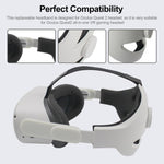 Băng đô giảm trọng lượng phụ kiện tai nghe VR thay thế thoải mái, dành cho Oculus Quest 2, băng đô giảm trọng lượng