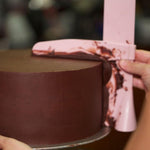 Dụng cụ cạo bánh điều chỉnh DIY, spatula làm mịn fondant, làm mịn cạnh bánh kem