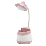 Đèn bàn LED bảo vệ mắt sạc USB kèm giá đỡ bút và điện thoại, CS276-1 Hồng, CS276-1 Xanh dương, CS276-1 Xanh lá, CS276-1 Vàng, CS276-1 Đen, CS276-3 Hồng, CS276-3 Xanh dương, CS276-3 Xanh lá, CS276-3 Vàng, CS276-3 Đen, CS276-4 Hồng