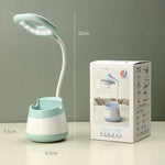 Đèn bàn LED bảo vệ mắt sạc USB kèm giá đỡ bút và điện thoại, CS276-1 Hồng, CS276-1 Xanh dương, CS276-1 Xanh lá, CS276-1 Vàng, CS276-1 Đen, CS276-3 Hồng, CS276-3 Xanh dương, CS276-3 Xanh lá, CS276-3 Vàng, CS276-3 Đen, CS276-4 Hồng