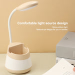 Đèn bàn LED bảo vệ mắt sạc USB kèm giá đỡ bút và điện thoại, CS276-1 Hồng, CS276-1 Xanh dương, CS276-1 Xanh lá, CS276-1 Vàng, CS276-1 Đen, CS276-3 Hồng, CS276-3 Xanh dương, CS276-3 Xanh lá, CS276-3 Vàng, CS276-3 Đen, CS276-4 Hồng