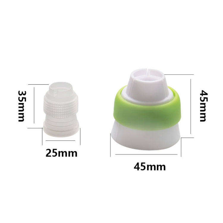 Bộ 13 đầu phun kem bánh, bộ nối ống kem bằng thép không gỉ, 13 cái/bộ