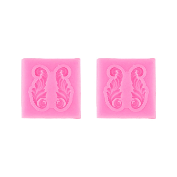 2 cái khuôn silicone fondant bánh, khuôn viền rỗng nổi, khuôn khung ảnh cổ điển