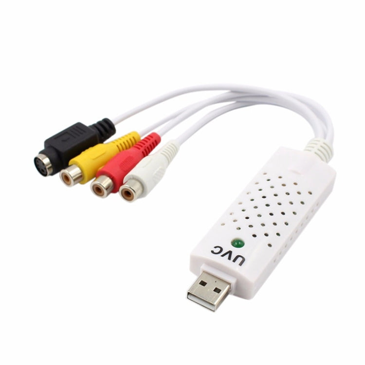 Card thu âm thanh và video USB 2.0 di động, chuyển VHS sang DVD, tương thích Win7 / Win8/ XP/ Vista, không cần driver