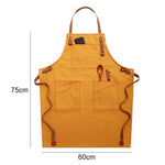 Tạp dề denim gia đình cho barista, quán trà hoa, thợ cắt tóc, quần áo làm việc, phiên bản người lớn, cho trẻ em 47cm, cho trẻ em 57cm