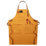 Tạp dề denim gia đình cho barista, quán trà hoa, thợ cắt tóc, quần áo làm việc, phiên bản người lớn, cho trẻ em 47cm, cho trẻ em 57cm