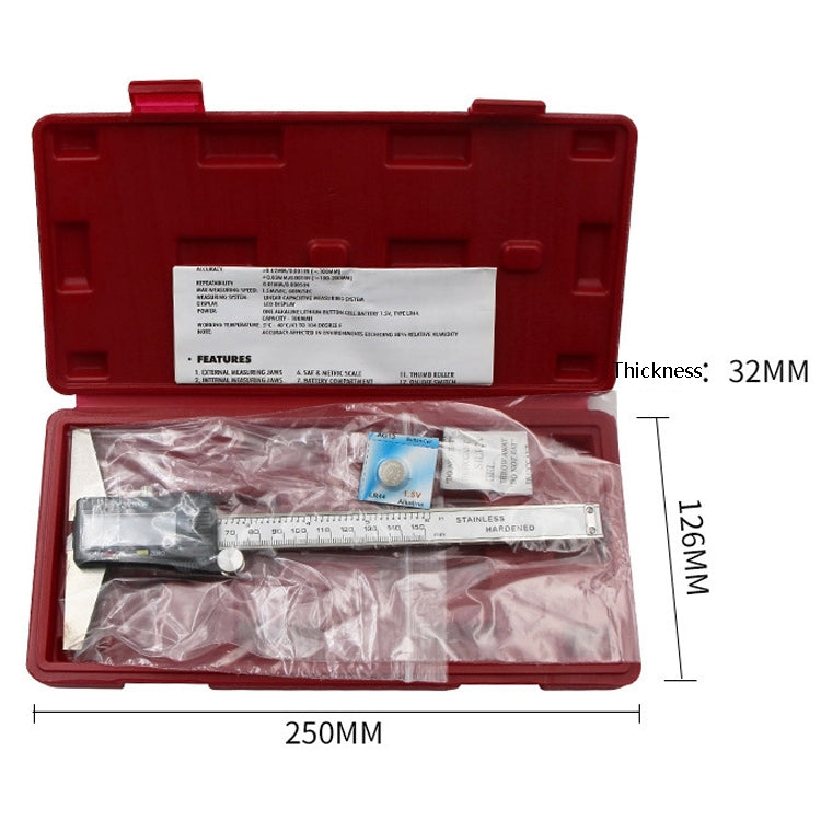 Thước Đo Độ Sâu Kỹ Thuật Số 0-150mm, Thước Cặp Đo Độ Sâu