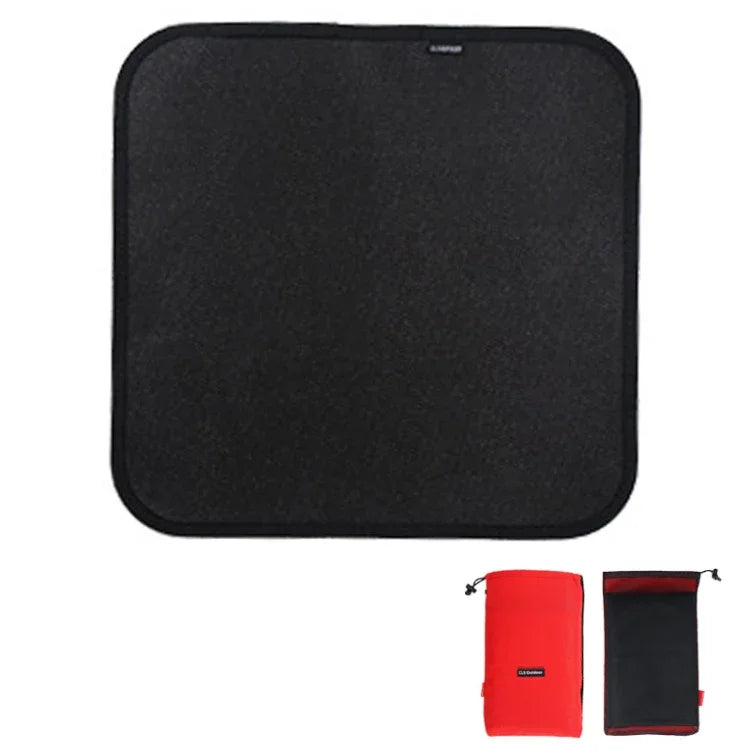 Tấm cách nhiệt chống cháy bằng silicone CLS cho dã ngoại BBQ, S: 350x340mm, M: 450x370mm, L: 600x520mm, XL: 800x750mm