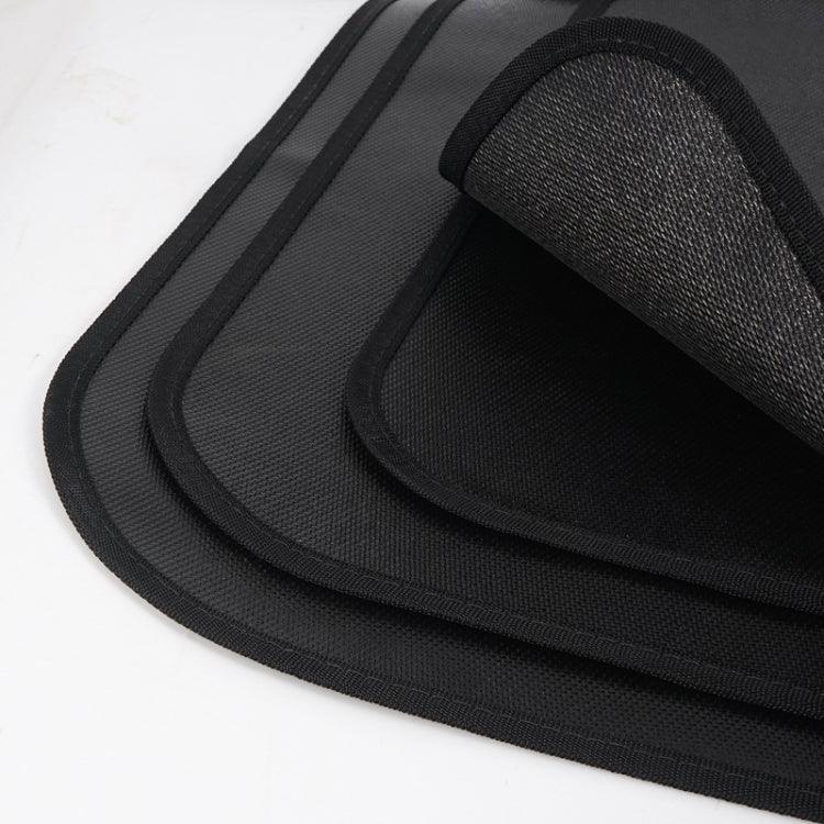 Tấm cách nhiệt chống cháy bằng silicone CLS cho dã ngoại BBQ, S: 350x340mm, M: 450x370mm, L: 600x520mm, XL: 800x750mm