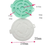 Khuôn silicone tròn làm xúc xích đạt chuẩn thực phẩm, khuôn nướng tự làm DIY, giao màu ngẫu nhiên, khuôn làm xúc xích DIY