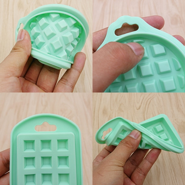 Bộ khuôn bánh waffle silicone thực phẩm 5 trong 1, dụng cụ làm bánh nhà bếp, màu đỏ, xanh lá, be, hồng