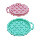 Bộ khuôn bánh waffle silicone thực phẩm 5 trong 1, dụng cụ làm bánh nhà bếp, màu đỏ, xanh lá, be, hồng
