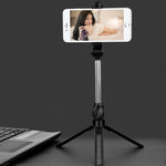 Gậy tự sướng tripod Bluetooth, giá đỡ điện thoại di động, màu đen, trắng, hồng