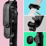 Gậy tự sướng tripod Bluetooth, giá đỡ điện thoại di động, màu đen, trắng, hồng