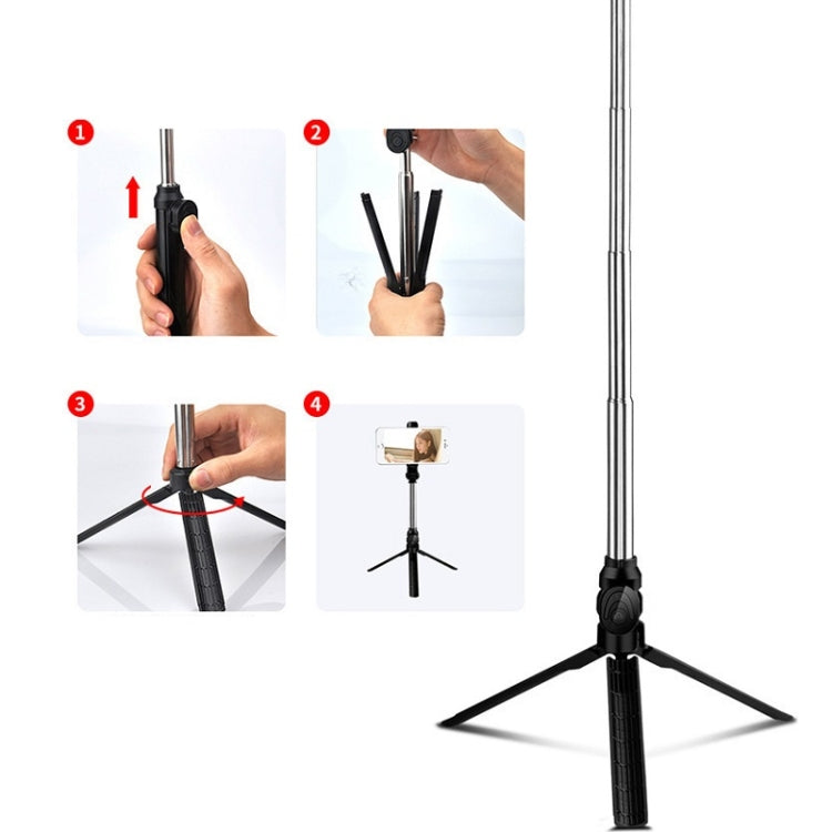 Gậy tự sướng tripod Bluetooth, giá đỡ điện thoại di động, màu đen, trắng, hồng