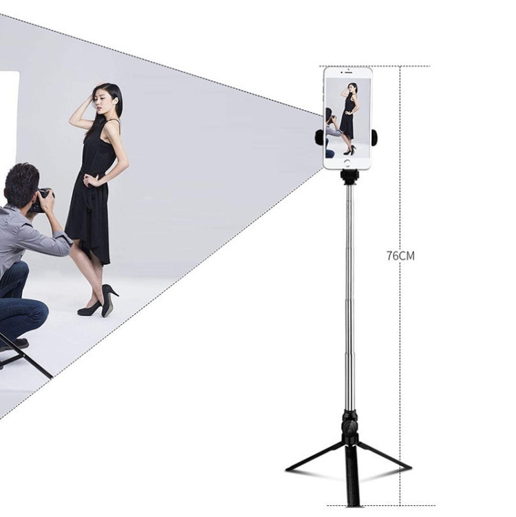Gậy tự sướng tripod Bluetooth, giá đỡ điện thoại di động, màu đen, trắng, hồng