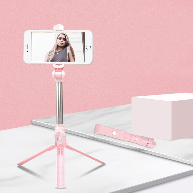 Gậy tự sướng tripod Bluetooth, giá đỡ điện thoại di động, màu đen, trắng, hồng
