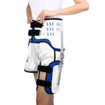 Nẹp cố định khớp háng liệt tứ chi, nẹp gãy xương đùi, bên trái kích thước một cỡ, bên phải kích thước một cỡ, hai chân kích thước một cỡ