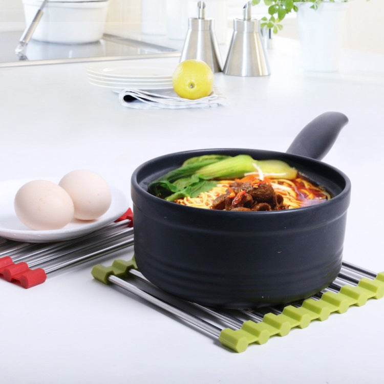 MS-202 Thảm chống trượt, chống bỏng bằng thép không gỉ cho nhà bếp, thảm cách nhiệt gấp gọn, giao màu ngẫu nhiên, MS-202 màu ngẫu nhiên