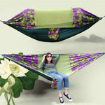 Võng chống muỗi ngoài trời bằng vải dù in lưới muỗi, kích thước: 270x140cm, 270x140cm màu phong