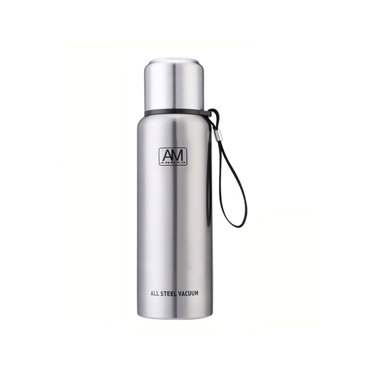 Cốc giữ nhiệt thép không gỉ 304 dung tích lớn, cốc nước thể thao du lịch ngoài trời, 500ml, 750ml, 1000ml, 1500ml