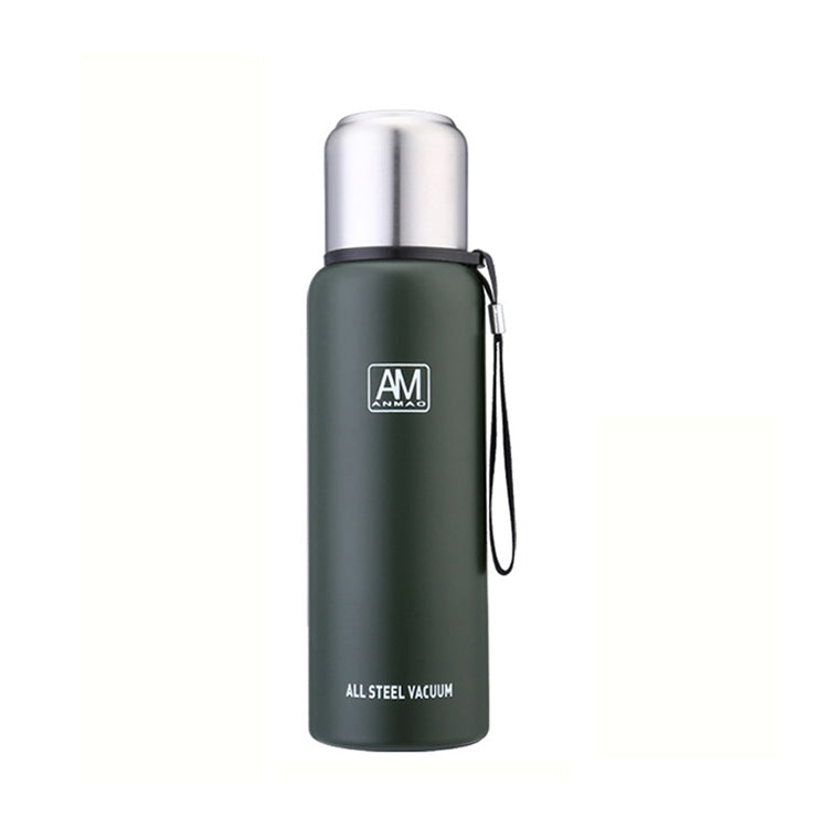 Cốc giữ nhiệt thép không gỉ 304 dung tích lớn, cốc nước thể thao du lịch ngoài trời, 500ml, 750ml, 1000ml, 1500ml