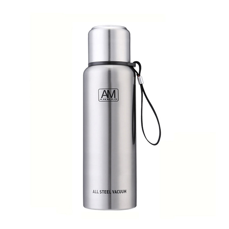 Cốc giữ nhiệt thép không gỉ 304 dung tích lớn, cốc nước thể thao du lịch ngoài trời, 500ml, 750ml, 1000ml, 1500ml