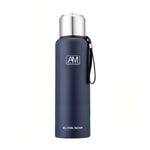 Cốc giữ nhiệt thép không gỉ 304 dung tích lớn, cốc nước thể thao du lịch ngoài trời, 500ml, 750ml, 1000ml, 1500ml