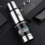 Cốc giữ nhiệt thép không gỉ 304 dung tích lớn, cốc nước thể thao du lịch ngoài trời, 500ml, 750ml, 1000ml, 1500ml