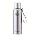 Cốc giữ nhiệt thép không gỉ 304 dung tích lớn, cốc nước thể thao du lịch ngoài trời, 500ml, 750ml, 1000ml, 1500ml