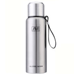 Cốc giữ nhiệt thép không gỉ 304 dung tích lớn, cốc nước thể thao du lịch ngoài trời, 500ml, 750ml, 1000ml, 1500ml
