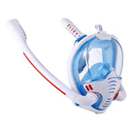 Mặt nạ lặn ống đôi silicone chống nước hoàn toàn cho người lớn, Kích cỡ S/M, L/XL