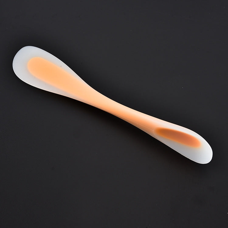 Dụng cụ nướng thìa silicone hai đầu đa năng trong suốt, giao màu ngẫu nhiên