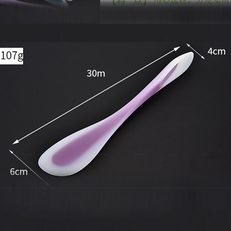 Dụng cụ nướng thìa silicone hai đầu đa năng trong suốt, giao màu ngẫu nhiên