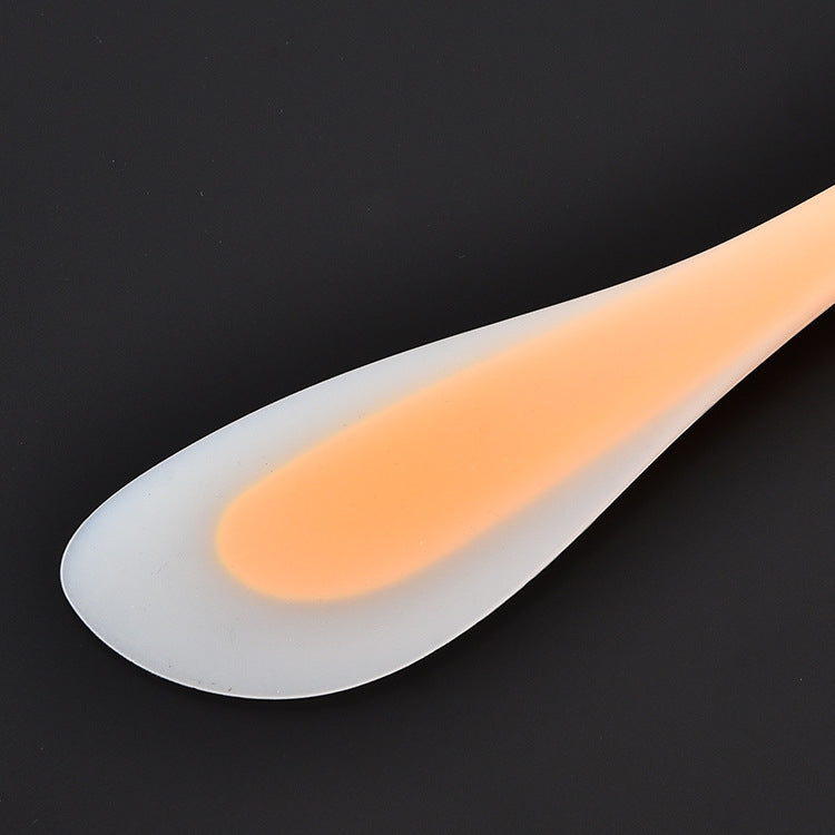 Dụng cụ nướng thìa silicone hai đầu đa năng trong suốt, giao màu ngẫu nhiên