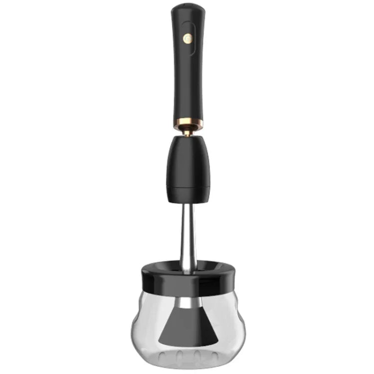 Máy làm sạch cọ trang điểm điện sạc USB, máy làm sạch cọ tự động sấy khô, màu đen, màu trắng