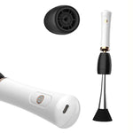 Máy làm sạch cọ trang điểm điện sạc USB, máy làm sạch cọ tự động sấy khô, màu đen, màu trắng